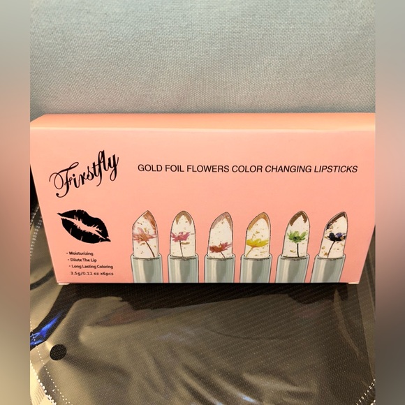 Temperature Color Crystal Flower Jelly Lipstick, Lip Gloss - Picture 6 of 6